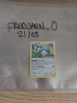 Pokemon TCG Snorlax Card 131/185 Holo Stamped Vivid Voltage Promo - Image 1