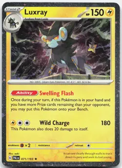 Luxray (Cosmos Holo) 071/193 Rare Miscellaneous Cards & Products Pokemon NM - Image 1