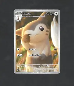 Furret 168/159 - Journey Together Illustration Rare Holo Pokemon Card TCG NM - Image 1