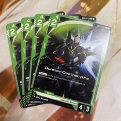 Gundam Card Game Gundam Deathscythe GD01-033 U Playset Of 4 - Image 1