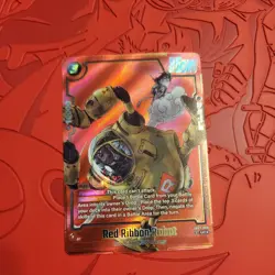 Red Ribbon Robot SB02-060 Alternate Art Manga Booster 02 Dragon Ball Card - Image 1