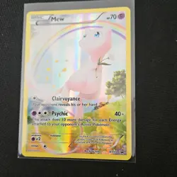 Mew XY110 XY Full Art Holo Promo Pokemon TCG Card English 2016 HP 70 - Image 1