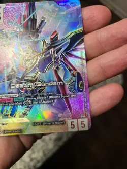 Gundam TCG Destiny Gundam Gd04-050 LR++ Alt Art Gundam Card Game - Image 4