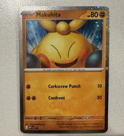 Makuhita 68 Promo Cards Black Star Promo Cosmos Holofoil Pokemon Card NM TCG - Image 1