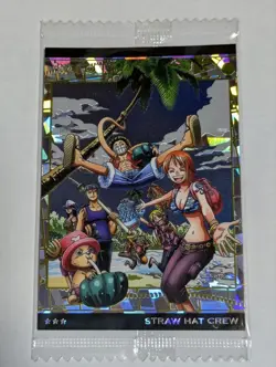 One Piece Wafers Card SR No8-23 Straw Hat Pirates Sky Island Series - Image 1