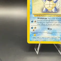 Wartortle 42/102 Wizards Of The Coast Base Set Unlimited Pokemon Card TCG NM ENG - Image 5