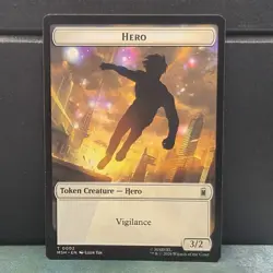 Robot Villain 0020 Hero 0002 Token Marvel Super Heroes Card Game MTG TCG NM - Image 3