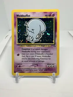 Swirl Wobbuffet - 16/75 - Pokemon Neo Discovery Unlimited Holo Rare Card WOTC NM - Image 1