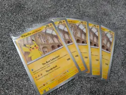 Pokemon Pikachu At The Museum Jumbo Card X5 - Sealed Joblot! - Image 1