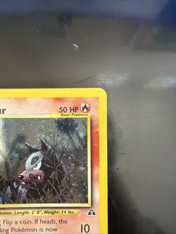 Pokemon TCG Houndour Neo Discovery Holo Unlimited Holo Rare Card 5/75 50 HP - Image 3