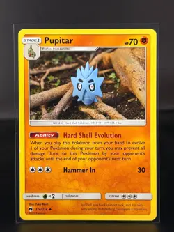 Pupitar - 116/214 - Uncommon - t Lost Thunder - Pokemon - LP - Image 1