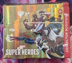 New Sealed MTG Magic The Gathering Marvel Super Heroes Collector Booster Box - Image 1