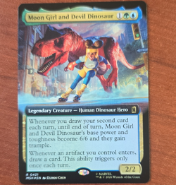 Magic: The Gathering Moon Girl and Devil Dinosaur Rare Foil Eng 0421 Marvel - Image 1