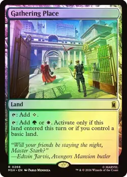 Gathering Place Foil Marvel Super Heroes NM MTG - Image 1