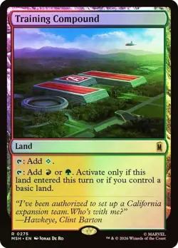Training Compound Foil Marvel Super Heroes NM MTG - Image 1