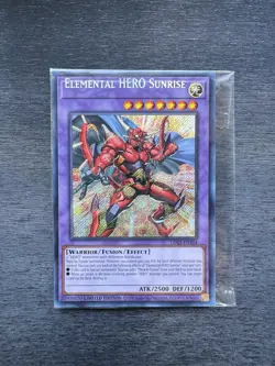 YuGiOh! Elemental Hero Sunrise LDS3 - Error Misprint Name Shift SEALED NEW - Image 1