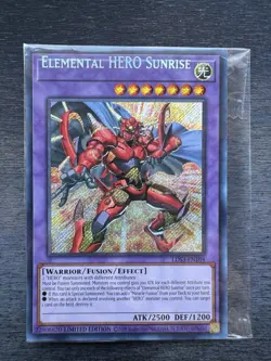 YuGiOh! Elemental Hero Sunrise LDS3 - Error Misprint Name Shift SEALED NEW - Image 2
