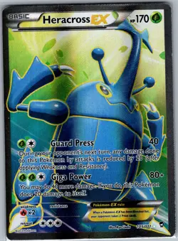 Heracross EX (105 Full Art) Holo Ultra Rare XY - Furious Fists 105/111 HP - Image 1