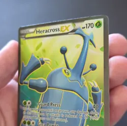 [LP] Heracross EX 105/111 XY Furious Fists Ultra Rare Holo Full Art - Image 4
