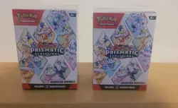 Pokemon TCG Prismatic Evolutions Booster Bundle x 2 Brand New Factory Sealed - Image 1