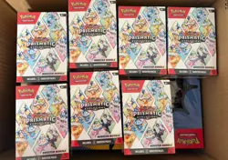 Pokemon TCG: Prismatic Evolutions Booster Bundle (6 Packs) Brand New Sealed - Image 1