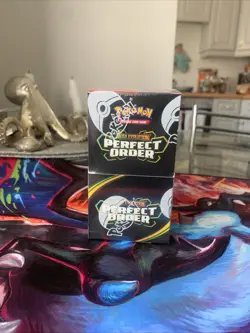 Pokemon Mega Evolution PERFECT ORDER Half Booster Box 18 Packs - Sealed and New - Image 1