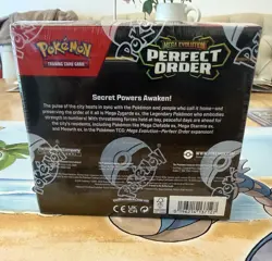 Pokemon TCG Mega Evolution Perfect Order Booster Box Brand New & Sealed - Image 3