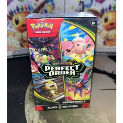 Pokemon TCG Mega Evolution Perfect Order Sealed Box 6 Booster Packs English 2025 - Image 1