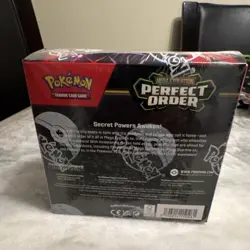 Pokemon TCG Mega Evolution Perfect Order Sealed Booster Box - Image 2