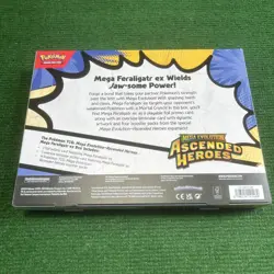 Pokemon TCG: Mega Evolution—Ascended Heroes Mega Feraligtr Ex Box - Image 3