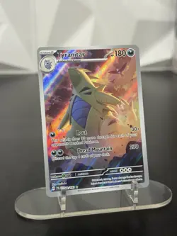 Tyranitar 222 Paldea Evolved Illustration Rare Pokemon TCG - NM 🔥 - Image 3