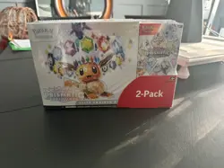 Pokemon Prismatic Evolutions ETB + Booster Bundle 2-Pack Costco Exclusive Sealed - Image 1