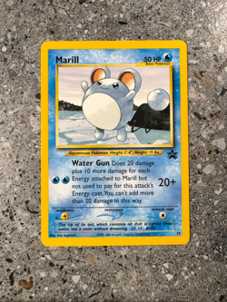 Pokemon TCG Cards Marill 29 WOTC Black Star Promo EXC-NM - Image 1