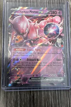 Team Rocket's Mewtwo ex 216 Sv: Scarlet & Violet Promo Cards Holo - Image 1