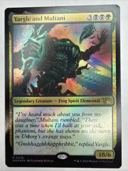 Yargle and Multani #256 Foil Card March of the Machine, Magic: The Gathering - Image 1