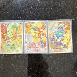 Pokemon TCG First Partner Collection Series 2 Holo Promo 3-Card Lot Chikorita+ - Image 1