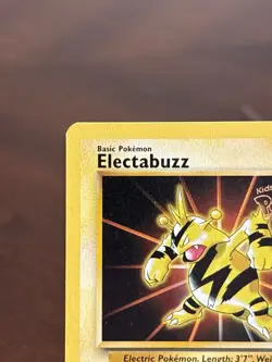 Pokemon Electabuzz Card WB Movie Promo, WOTC Stamped #2 MP/LP - Image 2
