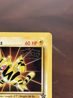 Pokemon Electabuzz Card WB Movie Promo, WOTC Stamped #2 MP/LP - Image 3