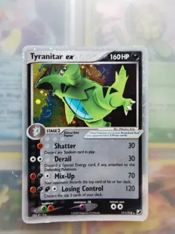 pokemon cards bundle (Tyranitar ex, Feraligator ex, Milotic ex, Raichu ex) - Image 2