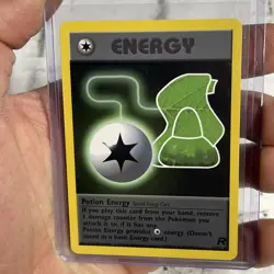 Potion Energy 82/82 Pokemon Uncommon Team Rocket Card Vintage Vtg WOTC TCG NM - Image 2
