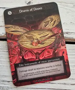 Drums of Doom - Elite - Non Foil - Sorcery - Contested Realm - Alpha - N/M - Image 1