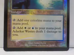 G619 Adarkar Wastes: 2001 Magic the Gathering - 7th Edition Foil high Grade - Image 4