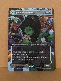 MTG Marvel Super Heroes, Jennifer Walters / She-Hulk 0328 - Borderless-FOIL - Image 1