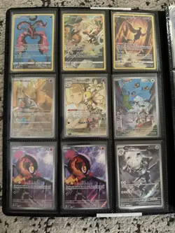 Lot 99 Pokemon Cards In Premium Gengar Binder. Illustrated rares, promos, holos - Image 2