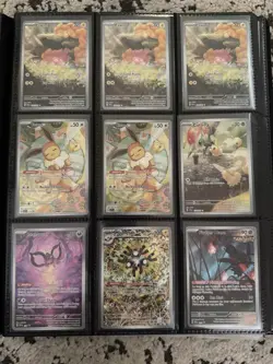 Lot 99 Pokemon Cards In Premium Gengar Binder. Illustrated rares, promos, holos - Image 5