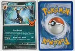 UMBREON 130/197 UNCOMMON TRICK OR TRADE BOOSTER 2024 POKEMON NM/M - Image 1