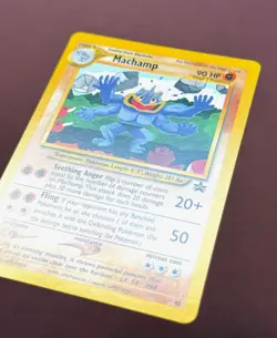 Pokemon 2000 Black Star Promo #43 Machamp, Wizards of the Coast Vintage Eng NM - Image 2