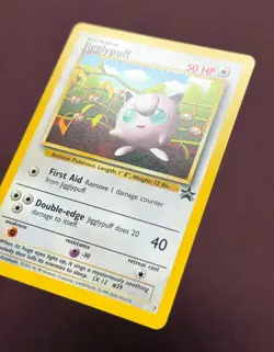 Pokemon 2000 Black Star Promo #7 Jigglypuff, Wizards of the Coast Vintage Eng NM - Image 2