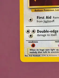 Pokemon 2000 Black Star Promo #7 Jigglypuff, Wizards of the Coast Vintage Eng NM - Image 5