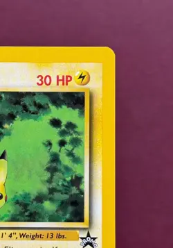 Pokemon 2000 Black Star Promo #27 Bumblebee Pikachu, Wizards WOTC Vintage NM - Image 4